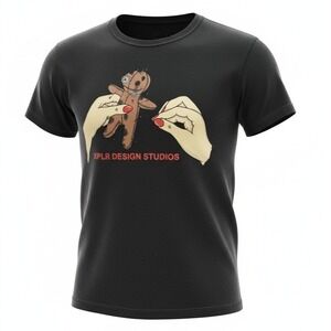 XPLR Sam and Colby Design Studios Voodoo Doll T-Shirt Men's Large Black